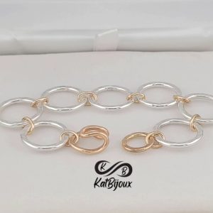 bracelet-gold-silver-the-carnegie Silver and gold bracelet